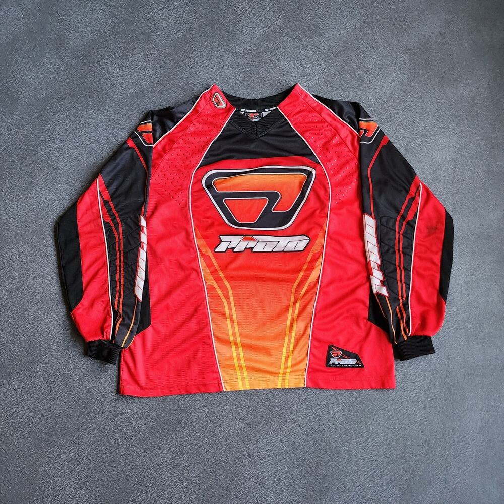 Proto Paintball Red Padded Long Sleeve Shirt XL